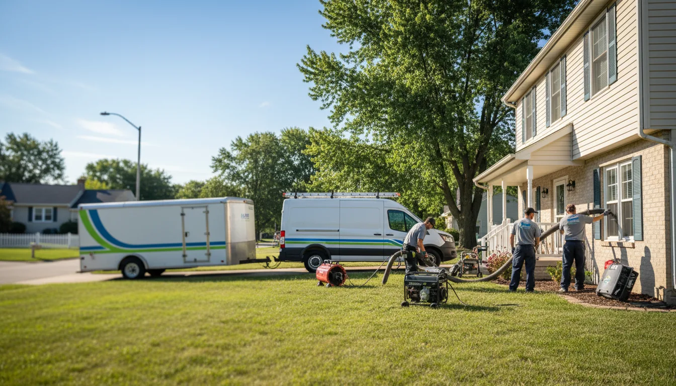 Flooded Basement Restoration And Cleanup With Repair in Matfield Green, KS near me
